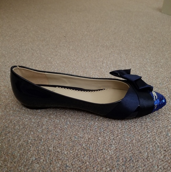 Sequined flats (leather) - Picture 3 of 4